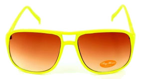 Lunettes fluo jaunes