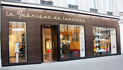 Vitrine de La Fabrique de Lunettes