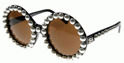 lunettes ornées de perles
