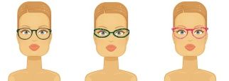 visage rectangulaire lunettes