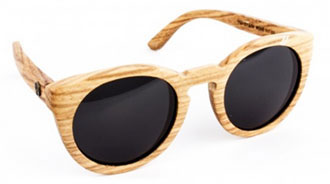 lunettes en bois Lady Zebra Ozed